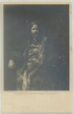 POSTAL DE ARTE. VAN DICK. RETRATO DEL PINTOR DAVID RYCKAERT. MUSEO DEL PRADO