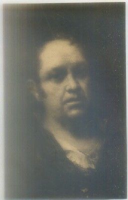 POSTAL DE ARTE. GOYA. AUTORETRATO