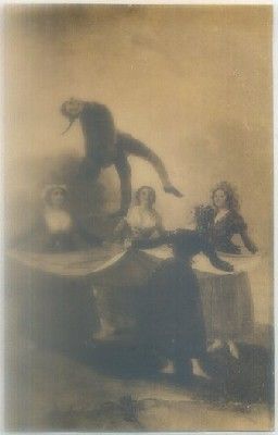 POSTAL DE ARTE. GOYA. EL PELELE. MUSEO DEL PRADO 802