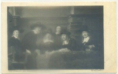POSTAL DE ARTE. REMBRANDT. LES SYNDICS DES TRAPERS Nº 71