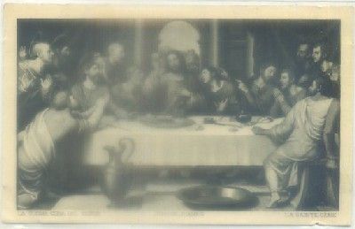 POSTAL DE ARTE. JUAN DE JUANES. LA SAINTE CENE Nº 91