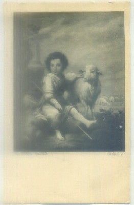 POSTAL DE ARTE. MURILLO. EL DIVINO PASTOR Nº 54