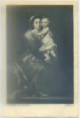 POSTAL DE ARTE. MURILLO. LA VIRGEN DEL ROSARIO Nº 56