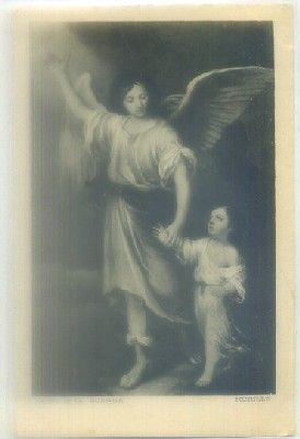 POSTAL DE ARTE. MURILLO. ANGEL DE LA GUARDA Nº 33