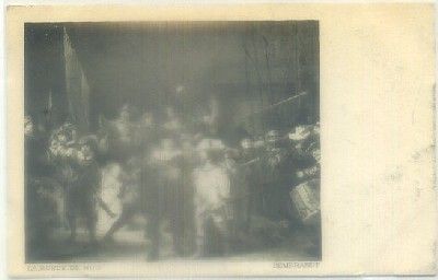 POSTAL DE ARTE. REMBRANDT. LA RONDE DE NUIT Nº 68