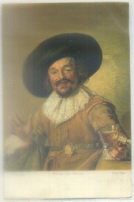 POSTAL DE ARTE. FRANS HALS. DER LUSTIGE ZECHER