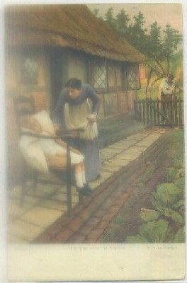 POSTAL DE ARTE. H. H. LA THANGUE