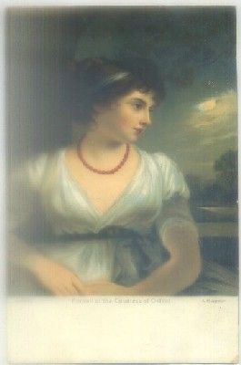 POSTAL DE ARTE. PORTRAIT OF THE COUNTESS OL OXFORD. J. HOPPNER