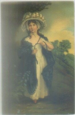 POSTAL DE ARTE. PORTRAIT OF MISS MAVERFIELDS