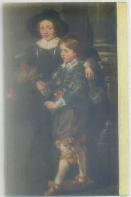 POSTAL DE ARTE. DOPPELBIFDNIS DER BEIDEN SABNE DES RUBENS