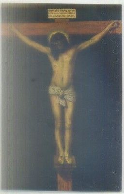 POSTAL DE ARTE. CRISTO CRUCIFICADO. MUSEO DEL PRADO. CUADRO Nº 1167