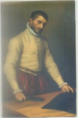 POSTAL DE ARTE. PORTRAIT OF A TAILOR