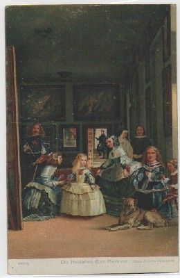 POSTAL DE ARTE. LAS MENINAS. VELAZQUEZ