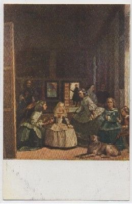 POSTAL DE ARTE. LAS MENINAS. VELAZQUEZ. MUSEO DEL PRADO Nº 7