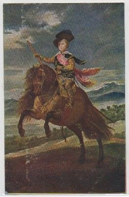 POSTAL DE ARTE. PRINCIPE BALTASAR CARLOS