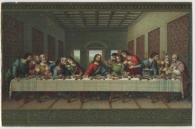 POSTAL DE ARTE. LE SAINTE CEN. LEONARDO DA VINCI.