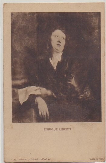 POSTAL DE ARTE. ENRIQUE LIBERTI. VAN DYCK