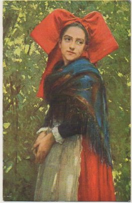 POSTAL DE ARTE. MANY BENNER