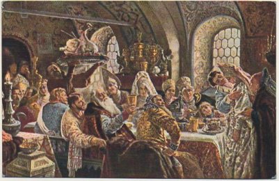 POSTAL DE ARTE. K.E. MAKOVSKY