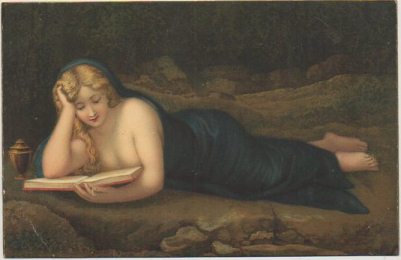 POSTAL DE ARTE. MAGDALENA. CORREGGIO
