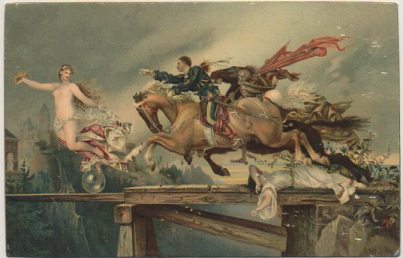 POSTAL DE ARTE. RUDOLF HENNEBERG