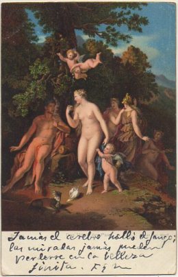 POSTAL DE ARTE. ADRIAEN VAN DER WERFF