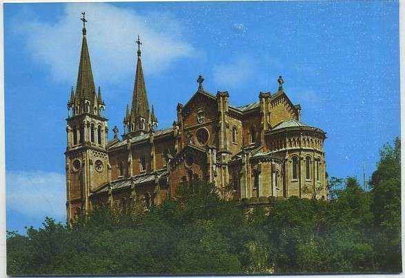 POSTAL DE ASTURIAS - COVADONGA. BASILICA Nº 36