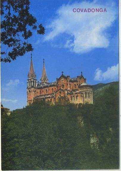POSTAL DE ASTURIAS - COVADONGA. BASILICA Nº 58