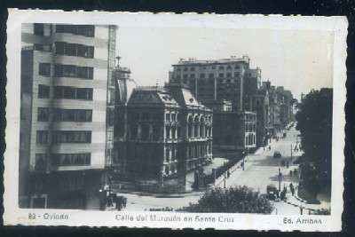 POSTAL DE OVIEDO. Nº 32 CALLE DEL MARQUÉS DE SANTA CRUZ