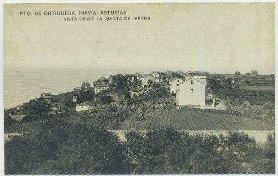 POSTAL ANTIGUA DE ASTURIAS (REPRODUCCION). PUERTO DE ORTIGUERA