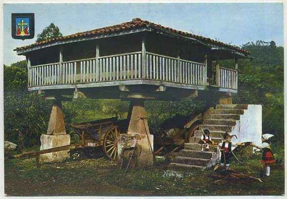 POSTAL DE ASTURIAS. HORRIO Y ASTURIANINOS Nº 25