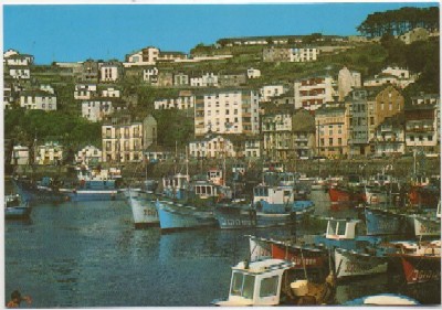 POSTAL DE ASTURIAS. LUARCA. EL PUERTO