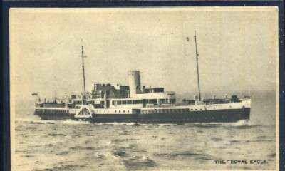 POSTAL DE BARCO - THE ROYAL EAGLE
