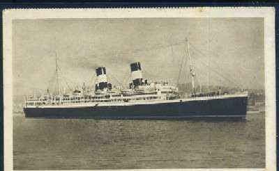 POSTAL DE BARCO - DUILIO Y GIULIO CESARE