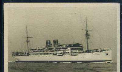POSTAL DE BARCO - M/N INFANTA BEATRIZ COMPAÑÍA TRANSMEDITERRANEA