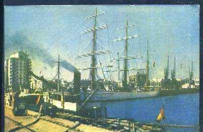 POSTAL DE BARCO - FRAGATA EL GALATEA