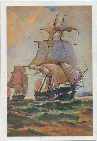 POSTAL DE BARCO. GRANDES VELEROS