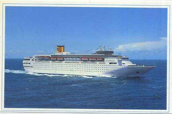 POSTAL DE BARCO. COSTA MARINA