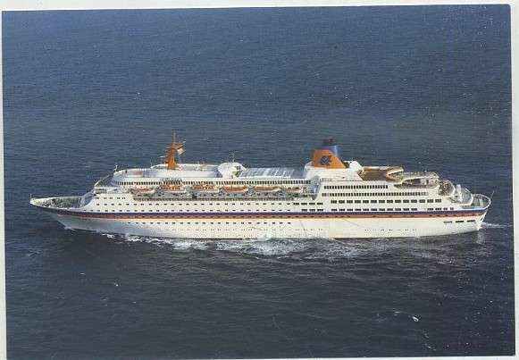 POSTAL DE BARCO. MS EUROPA. 33819 BRT/GRT
