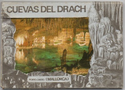 BLOC POSTAL: CUEVAS DEL DRACH. MALLORCA. 10 POSTALES EN FORMATO LIBRILLO
