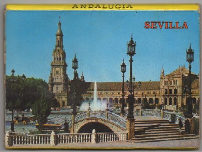 BLOC POSTAL: ANDALUCIA. SEVILLA. 12 POSTALES EN FORMATO ACORDEON
