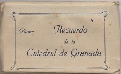 BLOC POSTAL: RECUERDO DE GRANADA. 10 POSTALES EN FORMATO ACORDEON