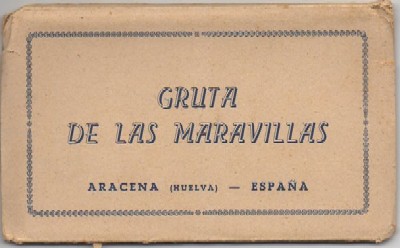 BLOC POSTAL: HUELVA. ARACENA. GRUTA DE LAS MARAVILLAS. 10 POSTALES
