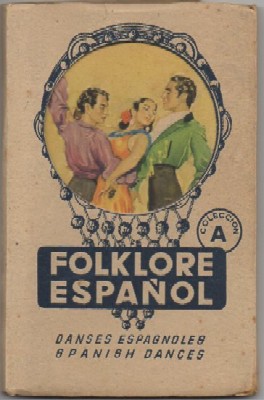 BLOC POSTAL: FOLKLORE ESPAÑOL. COLECCIÓN A. 10 POSTALES EN FORMATO ACORDEON