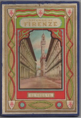 BLOC POSTAL. RICORDO DI FIRENZE. 32 POSTALES EN FORMATO LIBRILLO ACORDEON