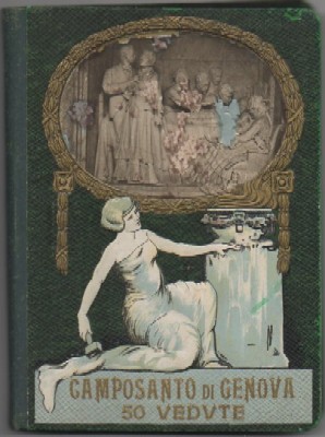 BLOC POSTAL. CAMPOSANTO DI GENOVA. 50 POSTALES EN FORMATO LIBRILLO ACORDEON