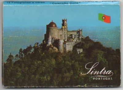 BLOC POSTAL. SINTRA. PORTUGAL. 12 VISTAS EN FORMATO ACORDEON 10,6x7,5 CM