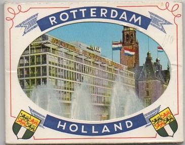 BLOC POSTAL. ROTTERDAM HOLLAND. 10 VISTAS 9,3x7,5 CM.