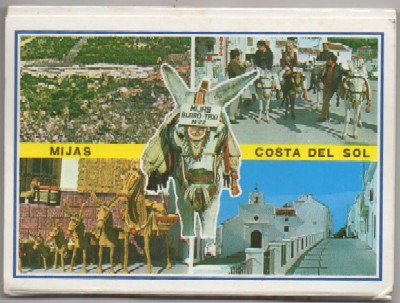 BLOC POSTAL. MIJAS. COSTA DEL SOL. 10 POSTALES EN ACORDEON
