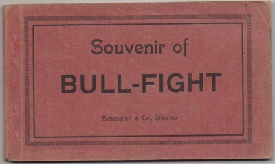 BLOC POSTAL DE TOROS. SOUVENIR OF BULL-FIGHT. 12 POSTALES. PLAZA DE TOROS DE ALGECIRAS